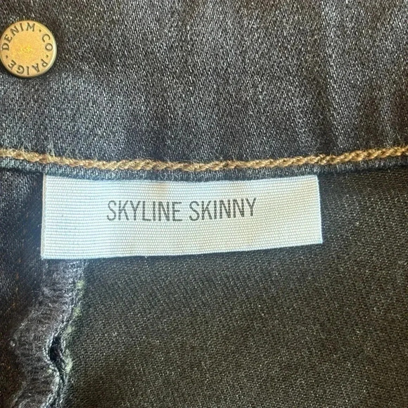 PAIGE Skyline Midrise Skinny Maternity Jeans - Picture 7 of 12
